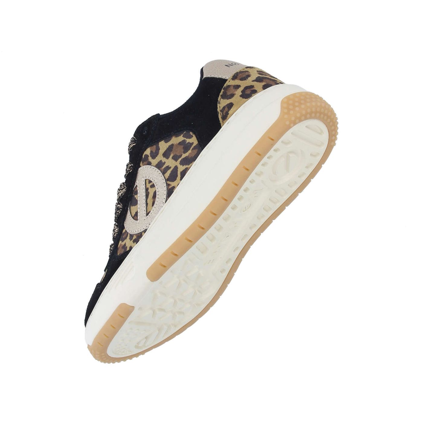 ALISON SNEAKER W - SDE/SDE.LEO/GLO - NERO/LEOPARDATO